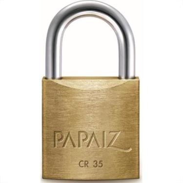 Imagem de Cadeado Papaiz 35Mm Flowpack 100350Cx - Kit C/5