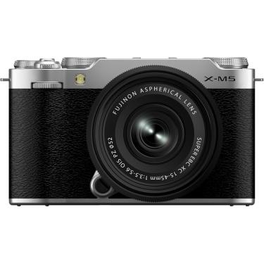 Imagem de Câmera FujiFilm X-M5 Mirrorless Prata + Lente xc 15-45mm f/3.5-5.6