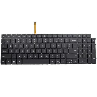 Imagem de QRFAX Teclado de laptop de substituição com retroiluminação para Dell Inspiron 15 3510 3511 3515 5510 5515 5518, inspiron 16 7610, Latitude 3520, Vostro 15 3510 3515 3520 3525 7510 com layout dos EUA