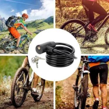 Imagem de Cadeado para Bicicleta Corrente Trava 65cm com Duas Chaves Startools