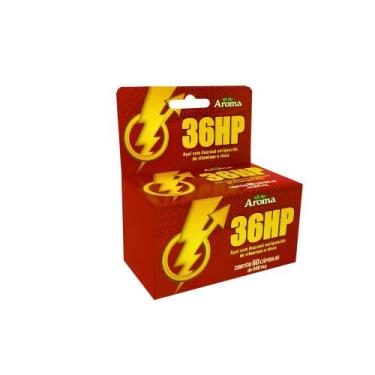 Imagem de 36 HP Homem 60 Cápsulas Suplemento Energético Natural - Aroma Bem Esta