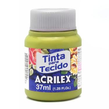 Imagem de Tinta Para Tecido Acrilex Fosca 37ml Escolha a Cor, 570 - VERDE PISTAC