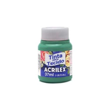 Imagem de Tinta Para Tecido Acrilex Fosca 37ml Escolha a Cor, 630 - VERDE MAR