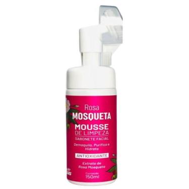 Imagem de MOUSSE DE LIMPEZA FACIAL ANTIOXIDANTE ROSA MOSQUETA 150ml - DEMAZON