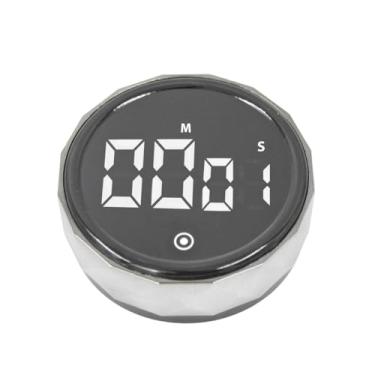 Imagem de Cronômetro Digital com LED, Magnético para Geladeira e Armário, Timer de Cozinha