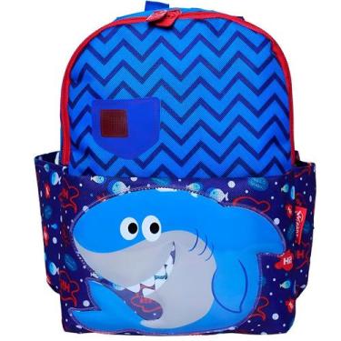 Imagem de Mochila Infantil Baby Bichinhos Estampas Variadas Estampa:Tubarão - Ge