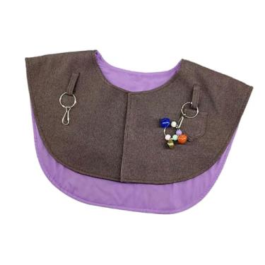 Imagem de Bothyi Protetor de ombro anti -arranhão de, almofada para animais de estimação, guarda, pendurar brinquedos de tornozelo de pássaro xale, Roxo