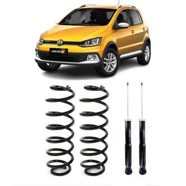 Imagem de Mola Gnv + Amortecedores Traseiros - Crossfox 2015 2016 2017