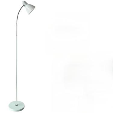 Imagem de Luminária Abajur Chão Piso Led Iluminação Moderna Flexível 1,65M(Branco)