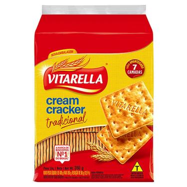 Imagem de Biscoito Cream Cracker Amanteigado Tradicional Vitarella 350g