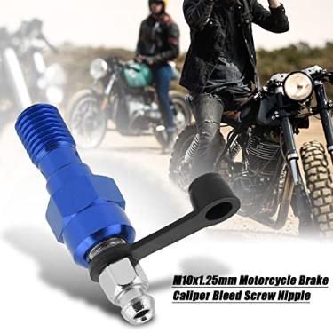 Imagem de Material de Alumínio Comprimento 53 Mm M10x1,25 Mm Mantenedor Bomba de Freio Roda Dianteira e Traseira Banjo Bolt Nipple Motocicleta Banjo Bolt Parafuso de Sangramento