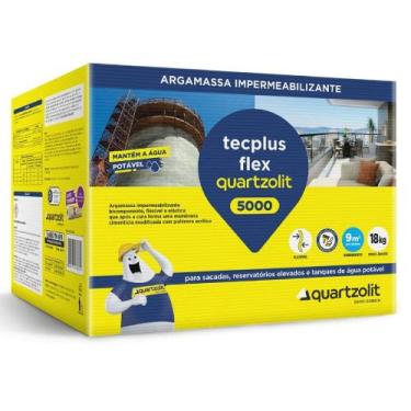 Imagem de Impermeabilizante Tecplus 5000 Flex de 18 Kilos - QUARTZOLIT