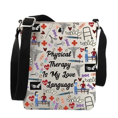 Imagem de Bolsa tiracolo Pt Therapists Gift Physical Therapy Is My Love Language PT Appreciation Gift, Physical Thera Xk