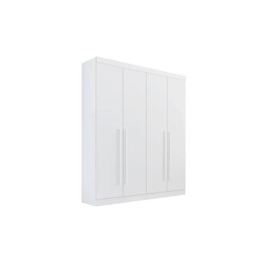 Imagem de Guarda Roupa Roupeiro Da Vinci 4 Portas Branco - D`Doro