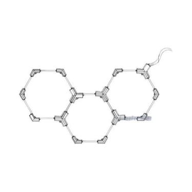 Imagem de Luz LED Hexagonal Regulável Para Garagem, Ideal Para Entusiastas De "f