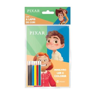 Imagem de Solapa Pop Minilivro Ler E Colorir Com Lápis - Pixar