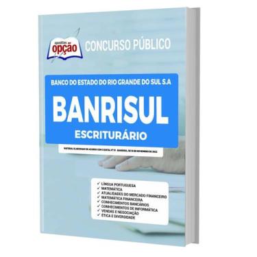 Imagem de Apostila Banrisul - Escriturário - Apostilas Opção