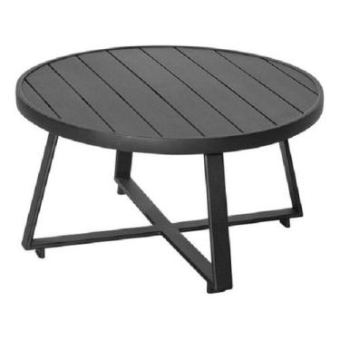 Imagem de Mesa De Centro De Alumínio Com Tampo Redondo - VerdeCor, Azul Marinho