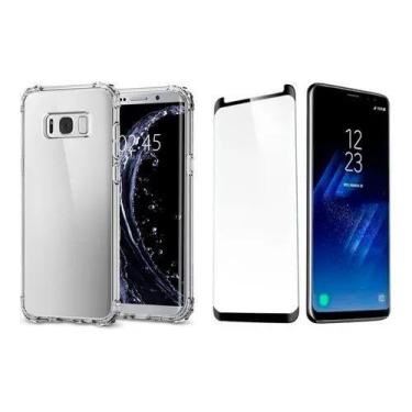 Imagem de Capinha Antichoque + Película Vidro 5d Para Samsung S8 G950 - Universo