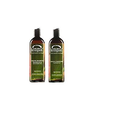 Imagem de KERARGANIC Kit Pós-Tratamento De Queratina Orgânica - Shampoo Sem Sal E Sulfato 16Oz + Condicionador