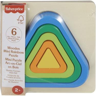 Imagem de Meu Primeiro Quebra Cabeça de Madeira Arco-Íris Fisher Price Sortido