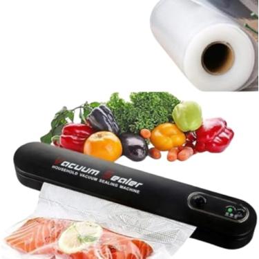 Imagem de Seladora de Embalagem a Vácuo Portátil Bivolt Conservação Profissional ao Seu Alcance!