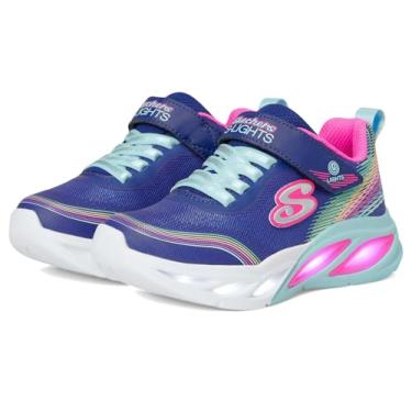 Imagem de SKECHERS Tênis feminino Cosmic Glow, Azul marinho/multi, 13 Little Kid