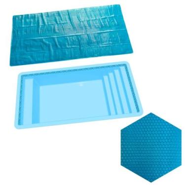 Imagem de Manta Térmica Para Piscina Bonaire 6 X 3m Splash Igui 500 Micras Azul 