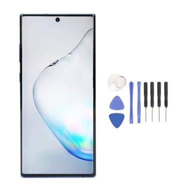 Imagem de Tela digitalizadora AMOLED para Galaxy Note 10 Plus, LCD Touch Assembly Display LCD de substituição para Galaxy Note10+, N975, N975U, N975F, N975W, 6,8 polegadas (azul)