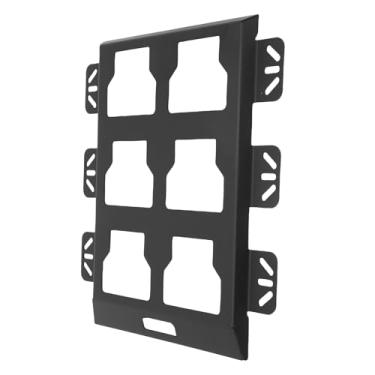 Imagem de Jiawu Placa de Montagem de Embalagem, 100 Libras, Metal Com Casaco Em pó, para Armazenamento de Ferramentas e siste ma de Organização (Placa completa)