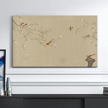 Imagem de Capa de TV para ambientes internos para TV pano universal de 32 a 65 polegadas monitor à prova de poeira protetor de tela de TV macios protetores de tela para LED LCD tela plana sala de estar quarto