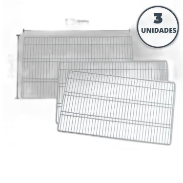 Imagem de Grade Geladeira Aramada 3 Unidades Continental Prateleira