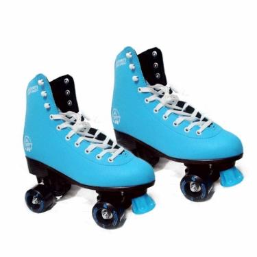 Imagem de Patins Quad Roller 4 Rodas 39 Azul Discovery Adventures