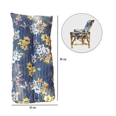 Imagem de Cadeira De Bambu Vime Confortável Para Área Jardim 1 Lugar - Compree, 