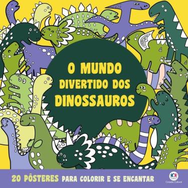 Imagem de O Mundo Divertido dos Dinossauros - Para Colorir e se Encantar