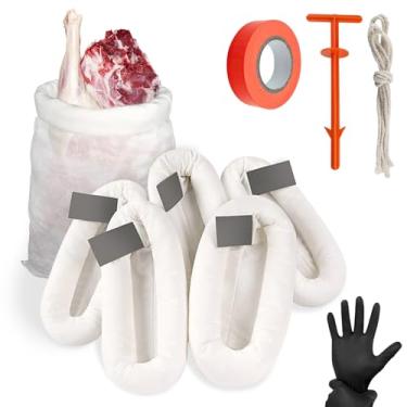 Imagem de G GENLEAS Pacote com 10 sacos de caça de alce e veado, sacos respiráveis enrolados e resistentes com faixa refletiva, selados a vácuo para transporte de campo (4 pacotes de 122 cm e 1 pacote de 71 cm)