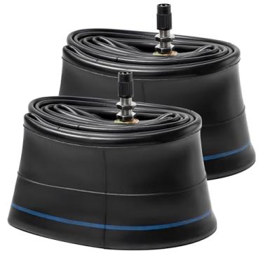 Imagem de 2 peças 3,50/4,10-18 TR4 válvula reta borracha butílica resistente tubo interno de motocicleta compatível com 100/90-18 100/100-18 110/80-18 110/90-18 3,50/4,10-18 Pit Bike dianteiro/traseiro Tubos de