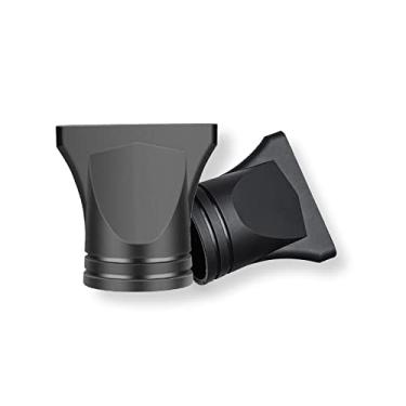 Imagem de 2 peças YAFIYGI acessório universal para secador de cabelo, bocal de soprador de plástico, substitui a ferramenta profissional de cabeleireiro de salão de cabeleireiro plano apenas para diâmetro