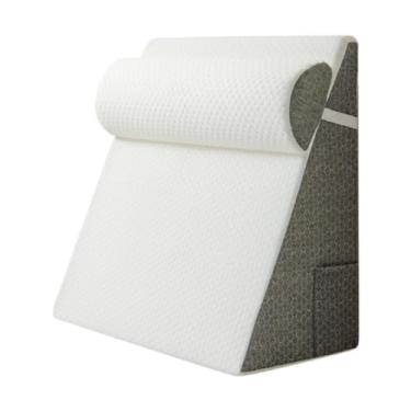 Imagem de predolo Travesseiro de cunha para cama, almofada triangular lavável com encosto para dormir, sentar, relaxar e assistir