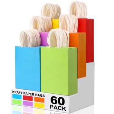 Imagem de Sacos de presente de papel XPCARE 60 unidades de papel Kraft Paper Par