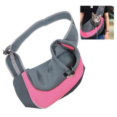 Imagem de Bolsa Canguru Cao Cachorro Gato Pet Carregador Mochila Animal de Estim