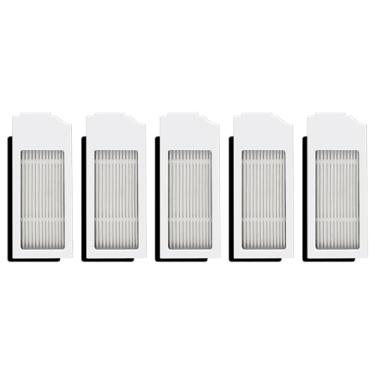 Imagem de (Pacote com 5) Filtro HEPA N20 Plus compatível com ECOVACS DEEBOT N20 Plus/ N20 Pro Plus/ X1 Omni/ T10/T10 Plus/ T10 Turbo/ T10 Omni, kit de filtro de aspirador de pó robô, acessórios de filtros de