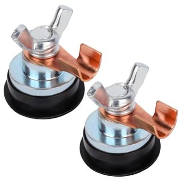 Imagem de 2 Grampo de Aterramento Magnético para Soldagem, Grampo de Suporte Soldagem Ajustável Magnético Ferramenta Fixação Multifuncional Acessórios Por Sucção para Postes Metal Grades