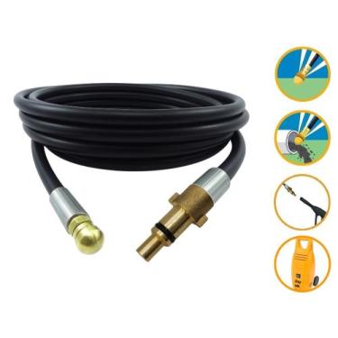 Imagem de Mangueira Nylon Desentupidora 15m Wap Mini Plus Lavadora - COMPATÍVEL 