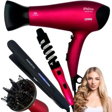 Imagem de Secador De Cabelos Profissional Bivolt DIFUSOR E Chapinha 230C E Model