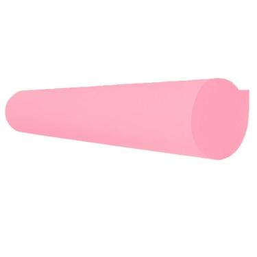 Imagem de Kit 51 Folhas De Papel Cartolina Rosa 140G/M2 50Cm X 60Cm
