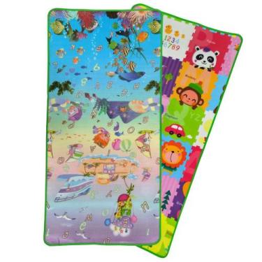 Imagem de Kit 2 Tapete Emborrachado Infantil Antiderrapante Térmico Térmica Tata