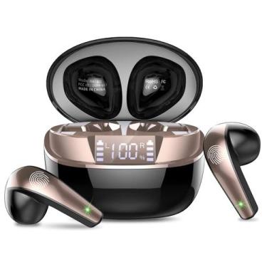 Imagem de Fones de ouvido Bluetooth sem fio Earbud BESNOOW com 4 microfones ENC