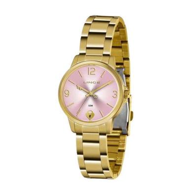 Imagem de Relógio Lince Analógico Dourado Feminino Lrg4682L R2Kx