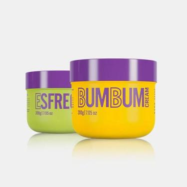 Imagem de Kit Beleza Brasileira Dupla Perfeita Hidrata Esfolia Reduz Estria e Ce